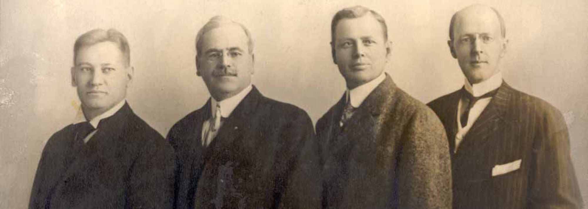 De fire stifterne av Rotary bevegelsen